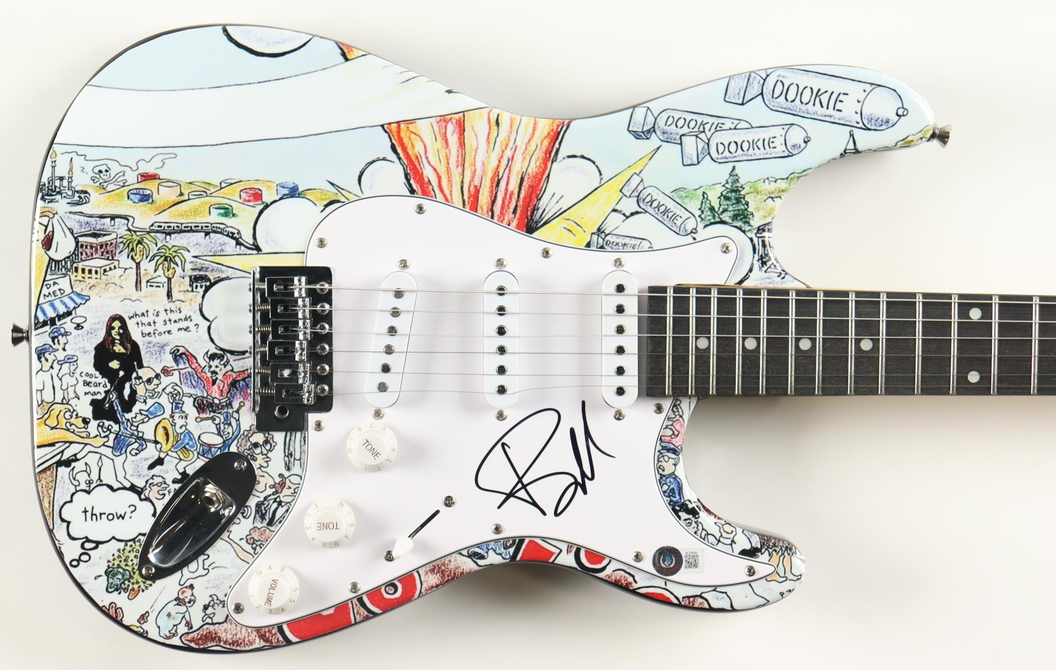 Billie Joe of Green Day Signed 39" Custom Electric Guitar (Beckett)