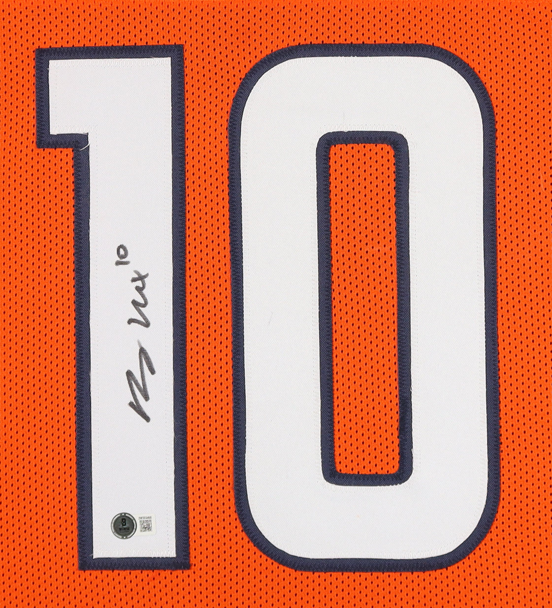 Bo Nix Signed Custom Framed Jersey Display (Beckett)