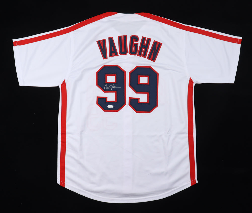 Charlie Sheen "Rick Vaughn" Signed Jersey