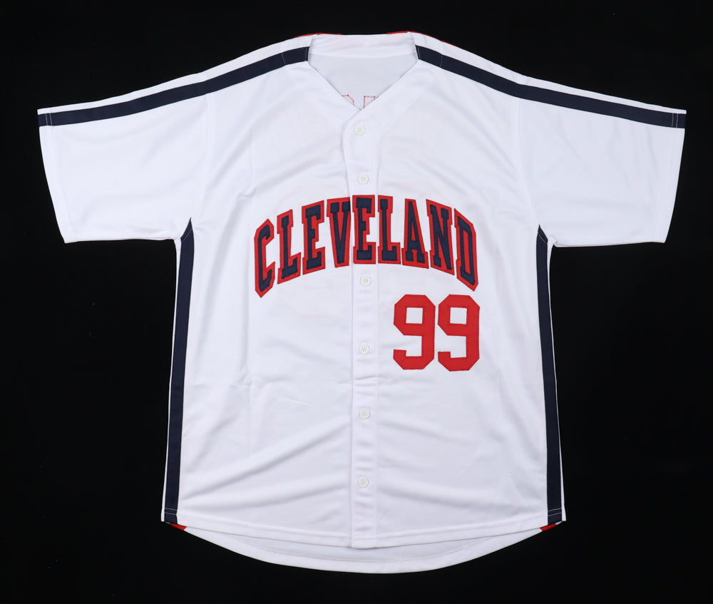 Charlie Sheen "Rick Vaughn" Signed Jersey