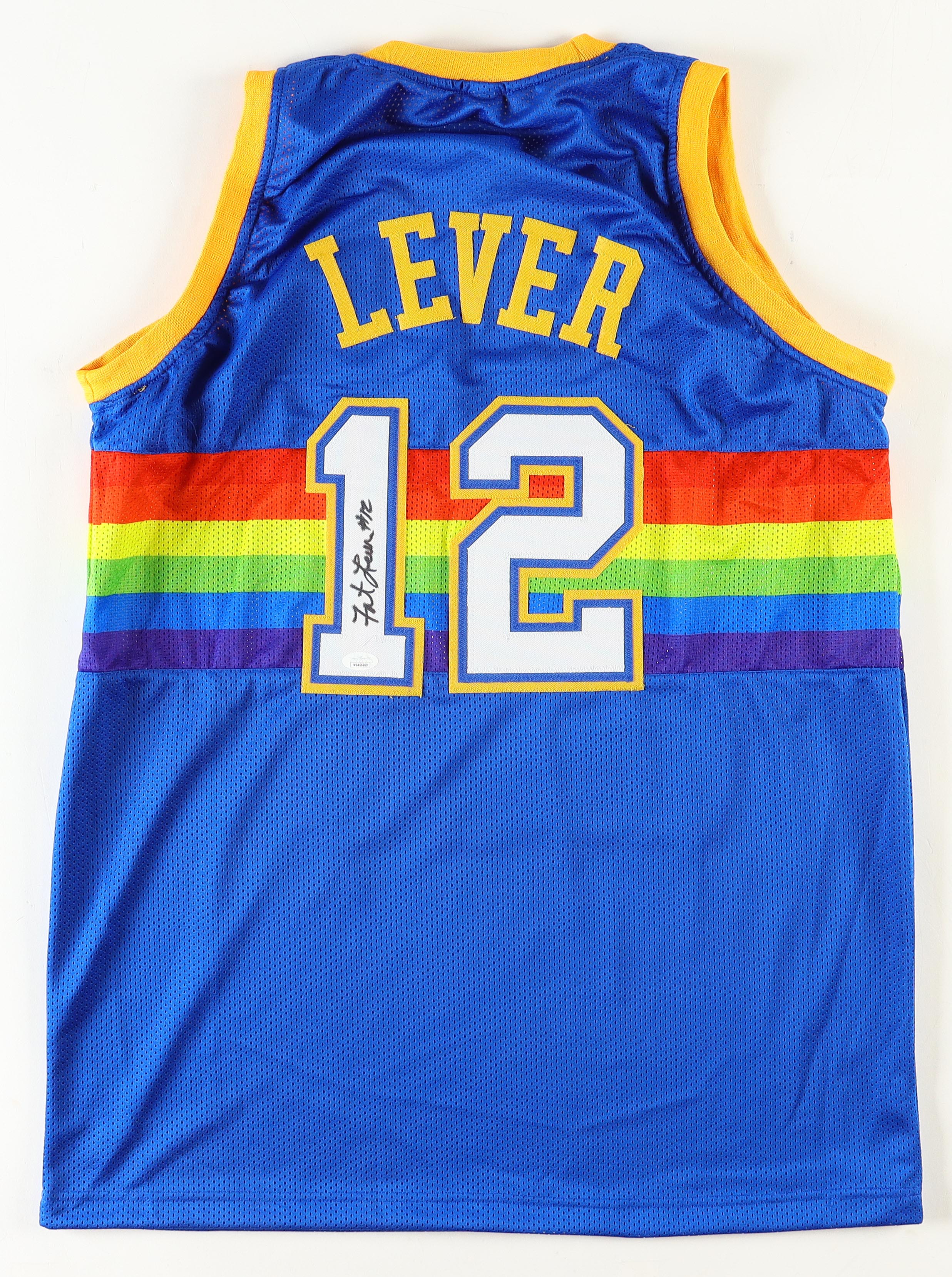 Lafayette "Fat" Lever Signed Jersey (JSA)