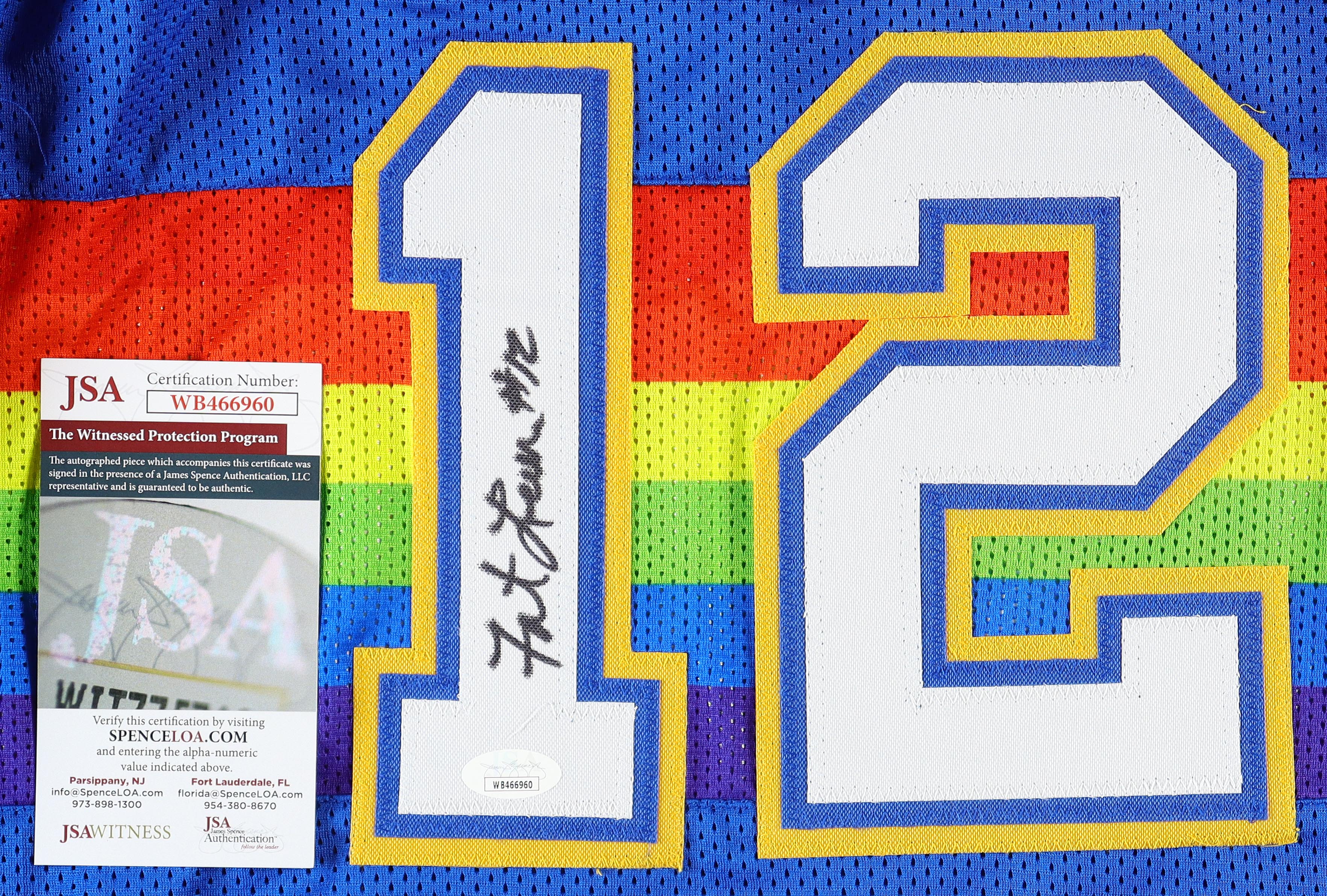 Lafayette "Fat" Lever Signed Jersey (JSA)
