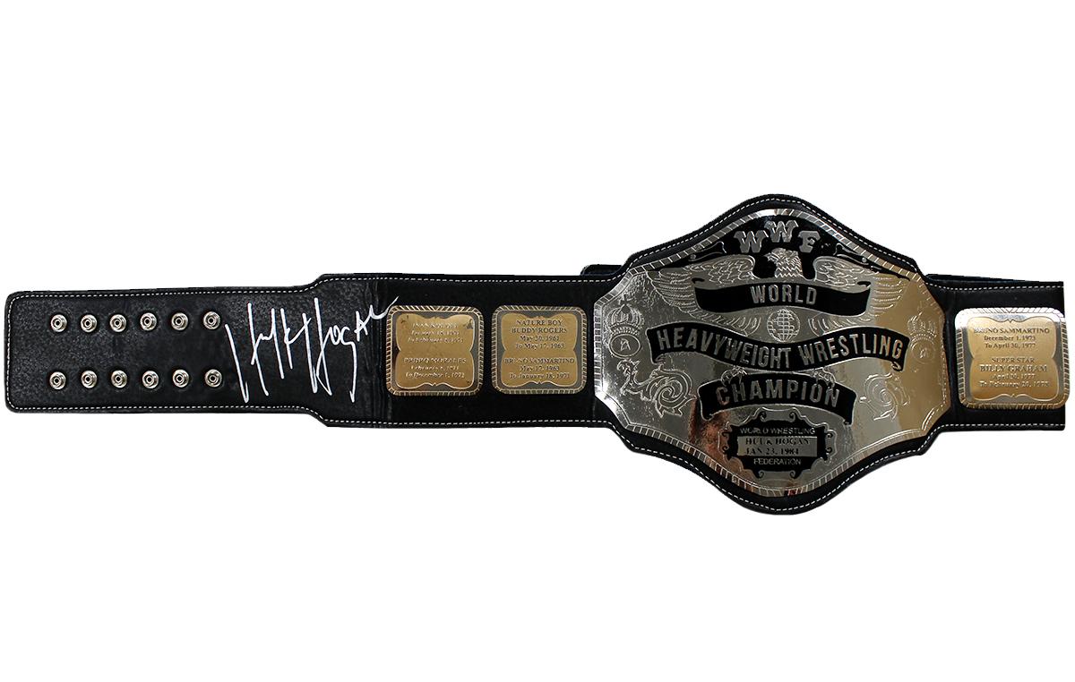 Hulk Hogan Signed WWF Heavyweight Championship Belt (Tristar)