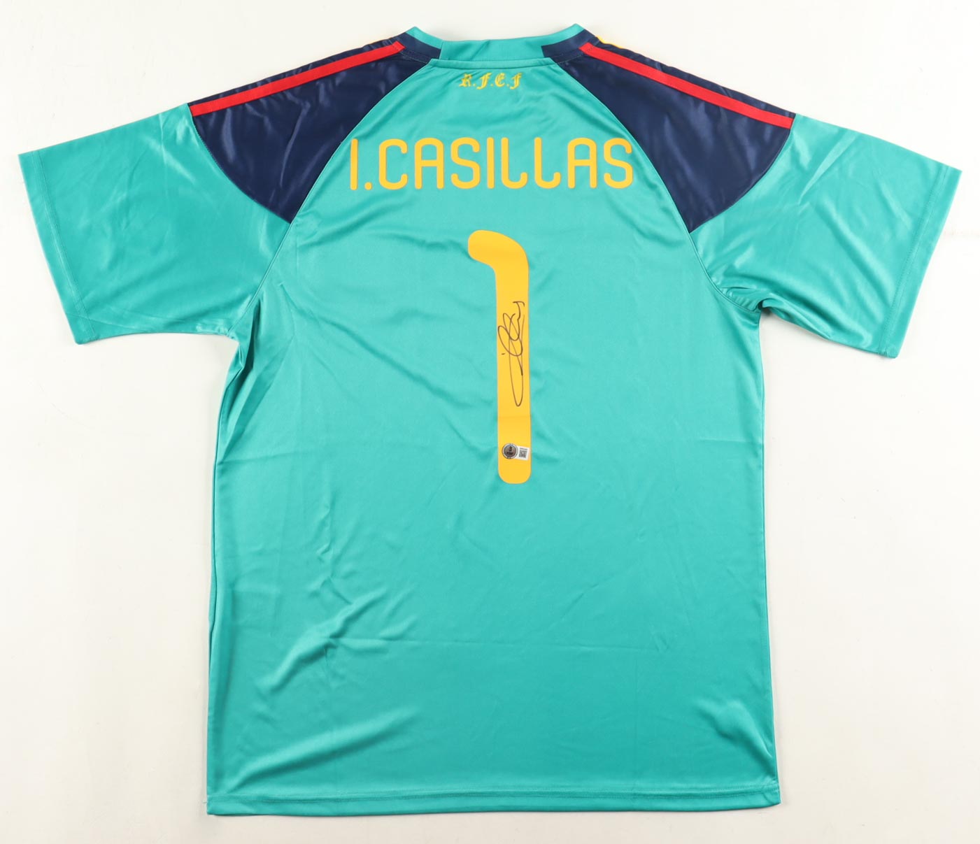 Iker Casillas Signed Spain Adidas Authentic Jersey (Beckett)