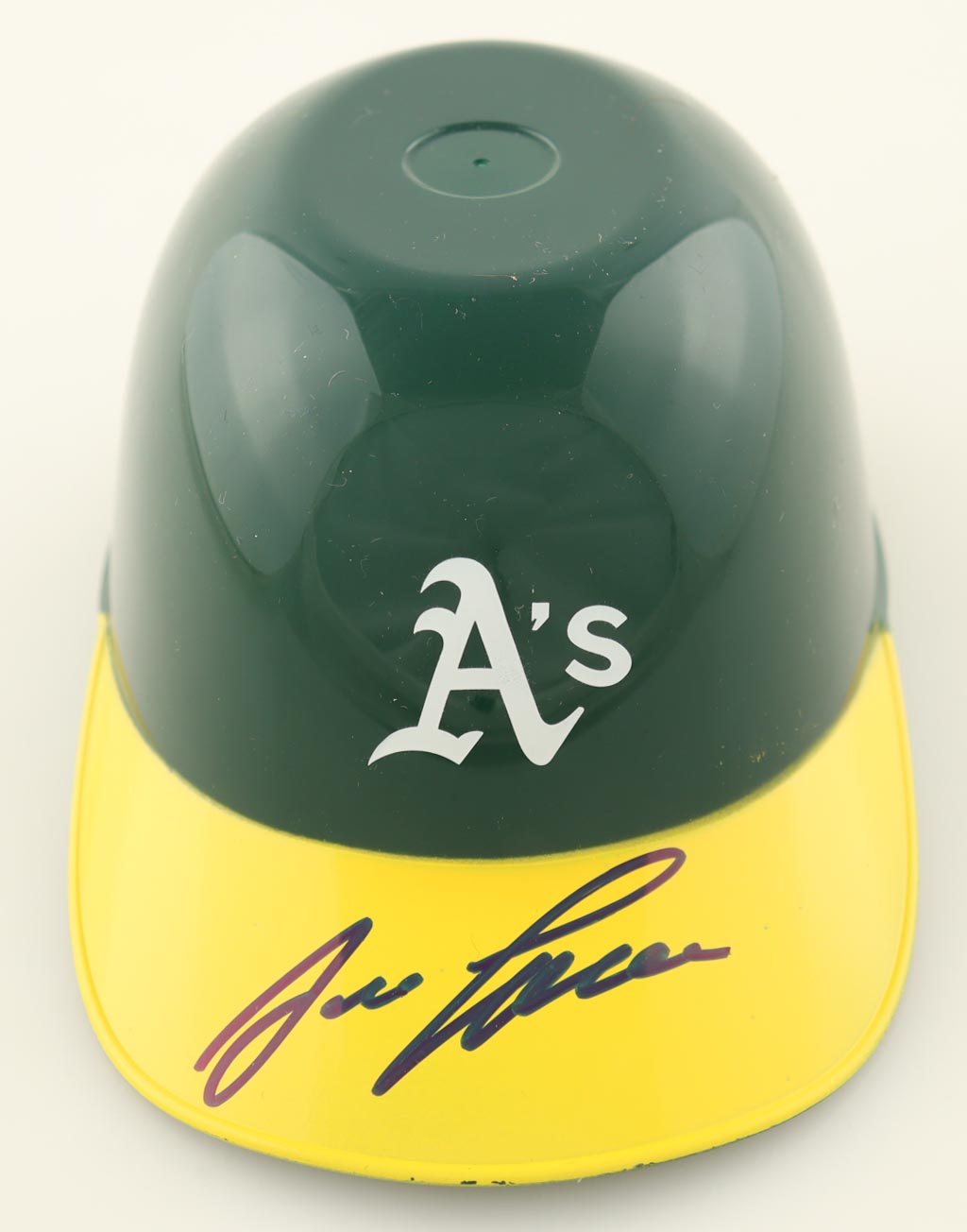 Jose Canseco Signed Athletics Mini Batting Helmet (AWM)