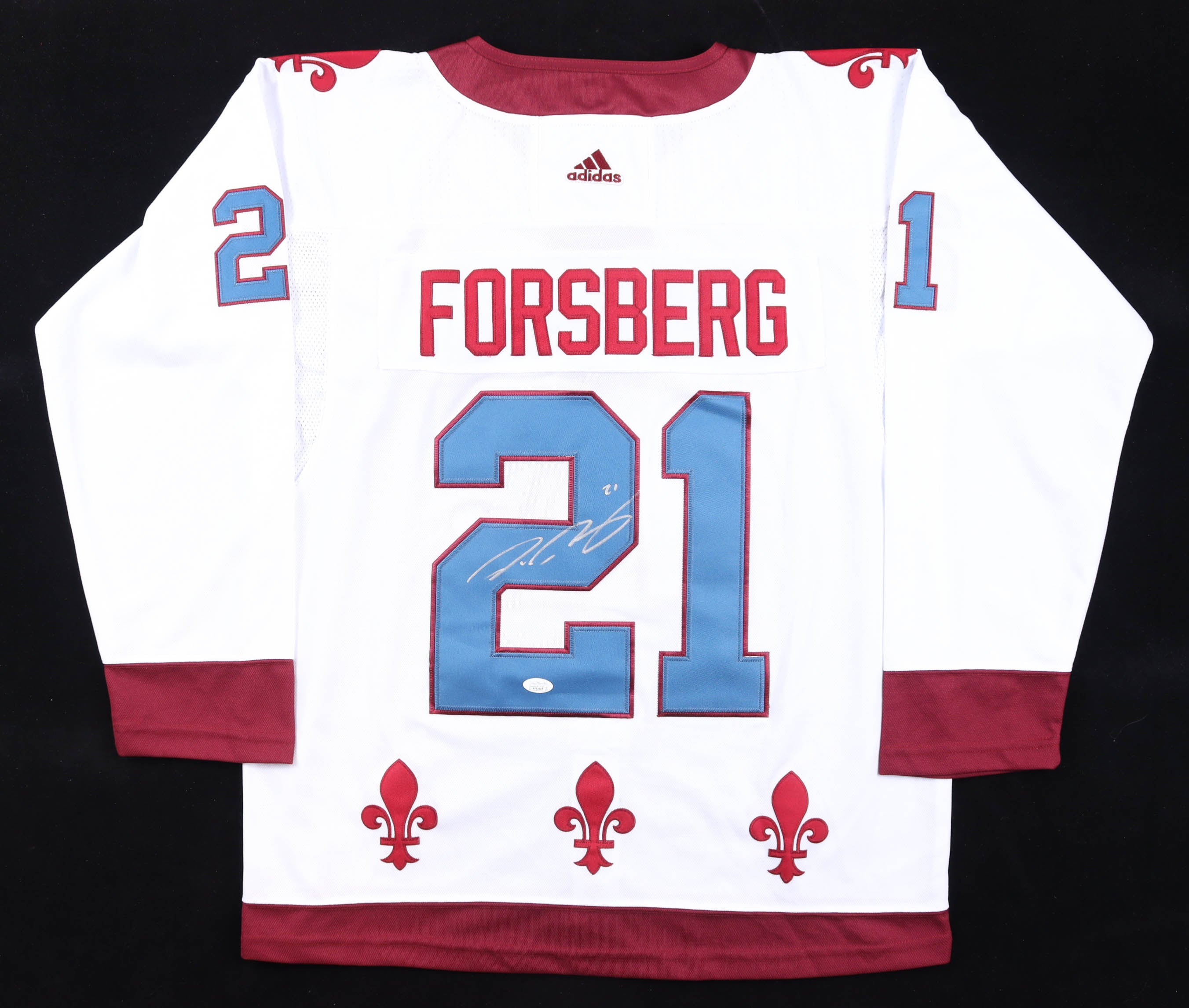 Peter Forsberg Signed Jersey (JSA)