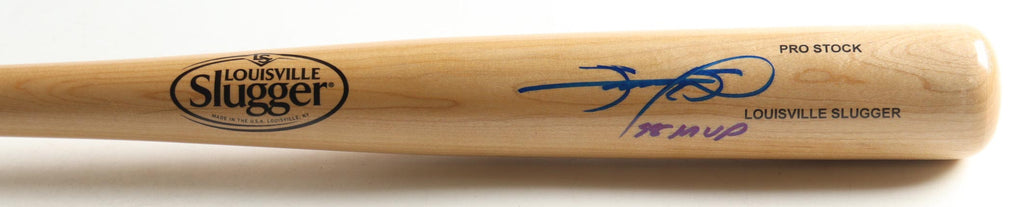 Sammy Sosa Signed Louisville Slugger Baseball Bat Inscribed "98 MVP" (Beckett)