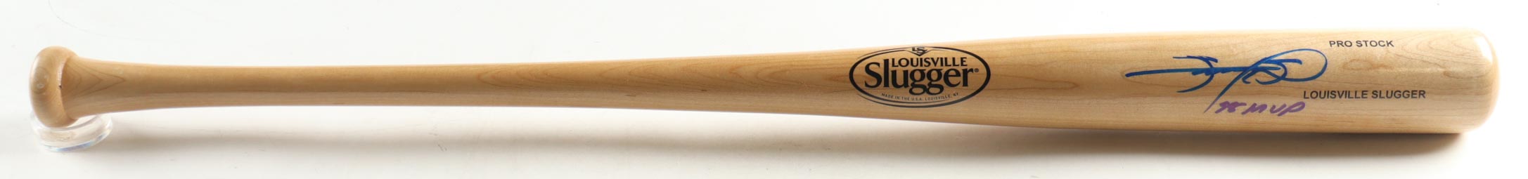 Sammy Sosa Signed Louisville Slugger Baseball Bat Inscribed "98 MVP" (Beckett)
