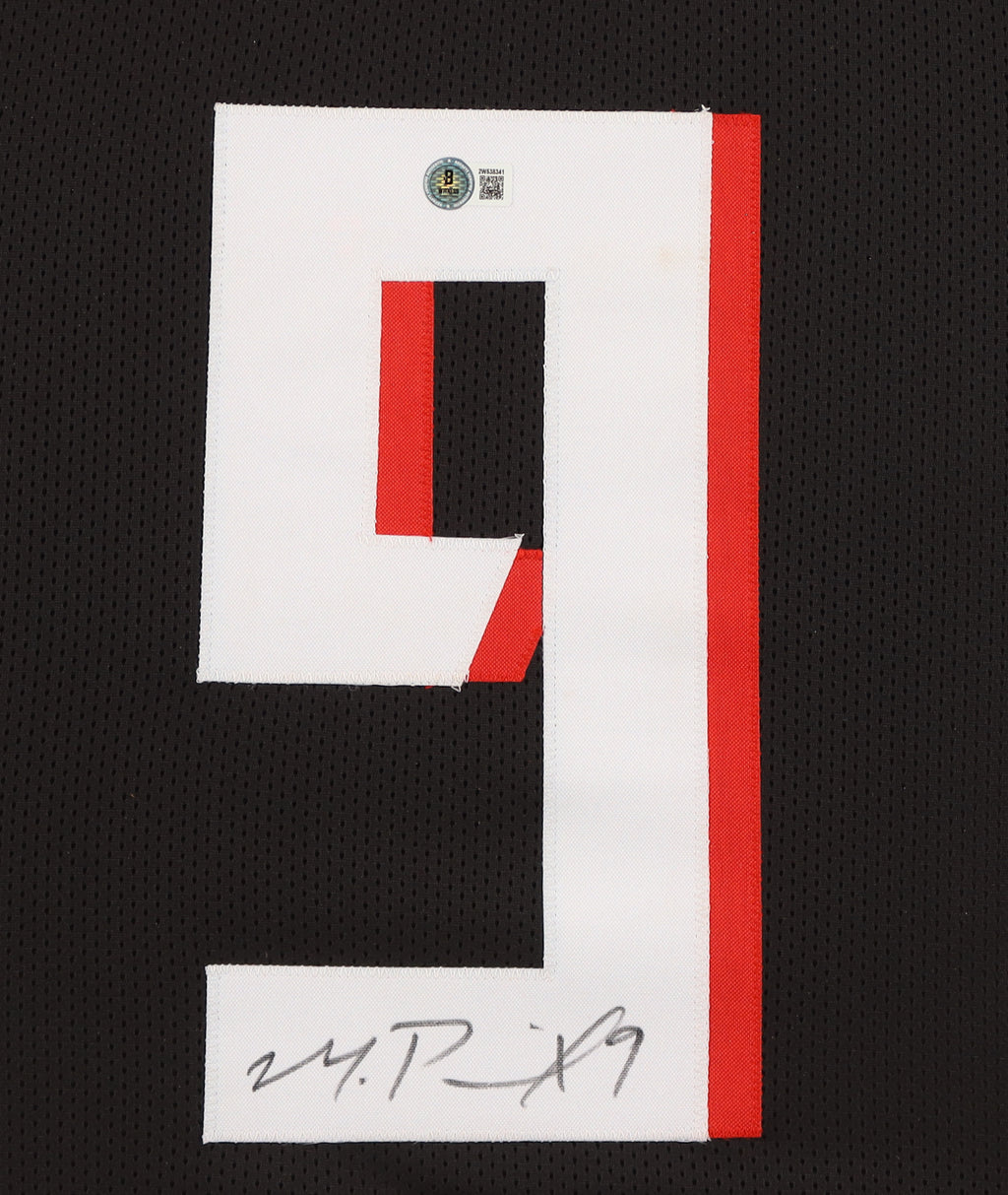 Michael Penix Jr. Signed Custom Framed Jersey Display (Beckett)